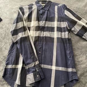 Burberry Simpson stretch cotton check shirt